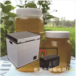 12V太阳能蜂蜜用冷柜直流冷柜蓄电池户外用冷柜车车载冰箱
