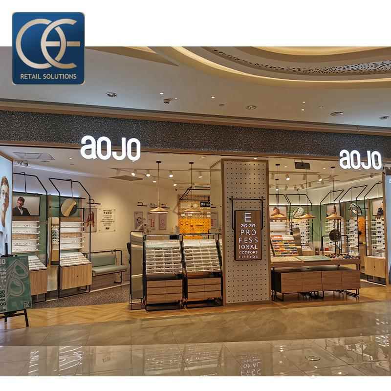 烤漆眼镜店387展示柜台商实木烤漆列柜墨陈镜太阳镜橱式货架背用