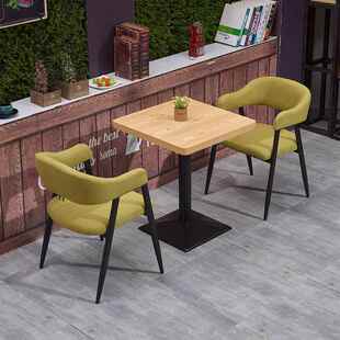 NOT咖厅店奶茶甜品蛋糕铁艺餐椅简约冷饮店休啡区小吃店闲餐桌椅