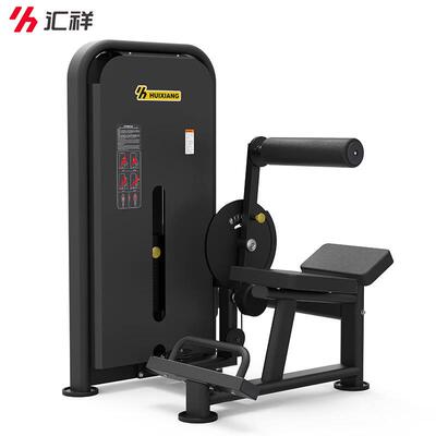 61式1商用坐腰腹训练背部后压腹部前屈双功能HX-6211健身房量力器