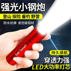 led强光小手电筒usb，可充电远射迷你家用宿舍，户外携带小型袖珍超亮