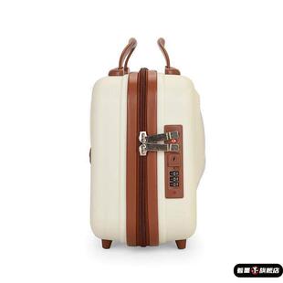 便携式手提化妆箱行李箱化妆箱子包14寸卡通可爱密码箱迷你收纳箱