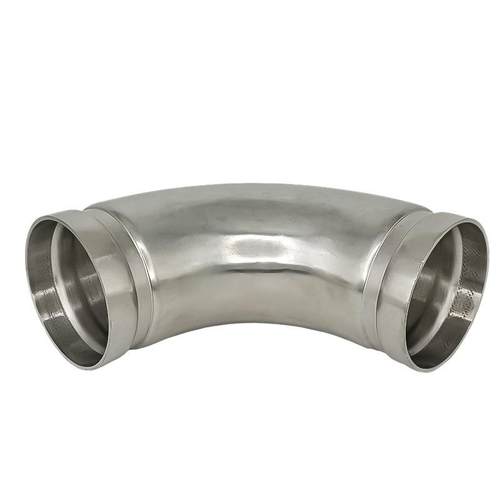 不15-50锈钢沟槽卡箍90°弯工业化工304弯光卡槽45头°身管件管弯