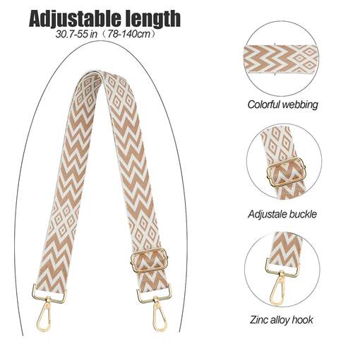Nylon/Cotton Bag Strap Women Colored Straps for Crossbody