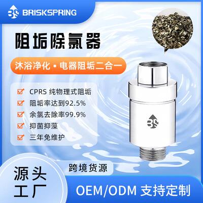 跨境美肤沐浴宝净水器过滤器家用热水器前置阻垢高效除余氯免换芯