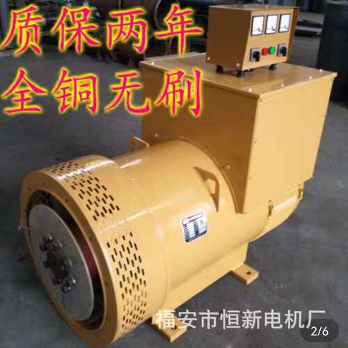 100KW发电机 发电机厂家 福建发电机 无刷发电机100KW福安发电机