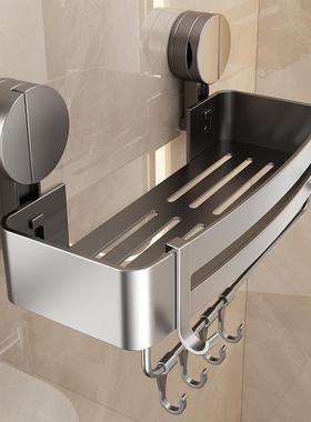 加吸盘AQP浴厚室物架免打孔壁挂式卫角生间新款三篮置转角收纳架