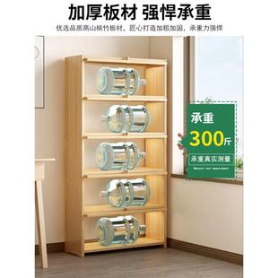 儿童实木书架落地置物架带门防尘书桌旁小书柜靠墙多功能收纳新品