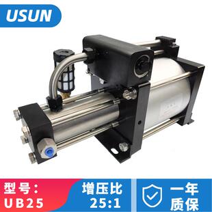 气动试压水泵液压升压泵气驱200公斤UB25气动液压升压机