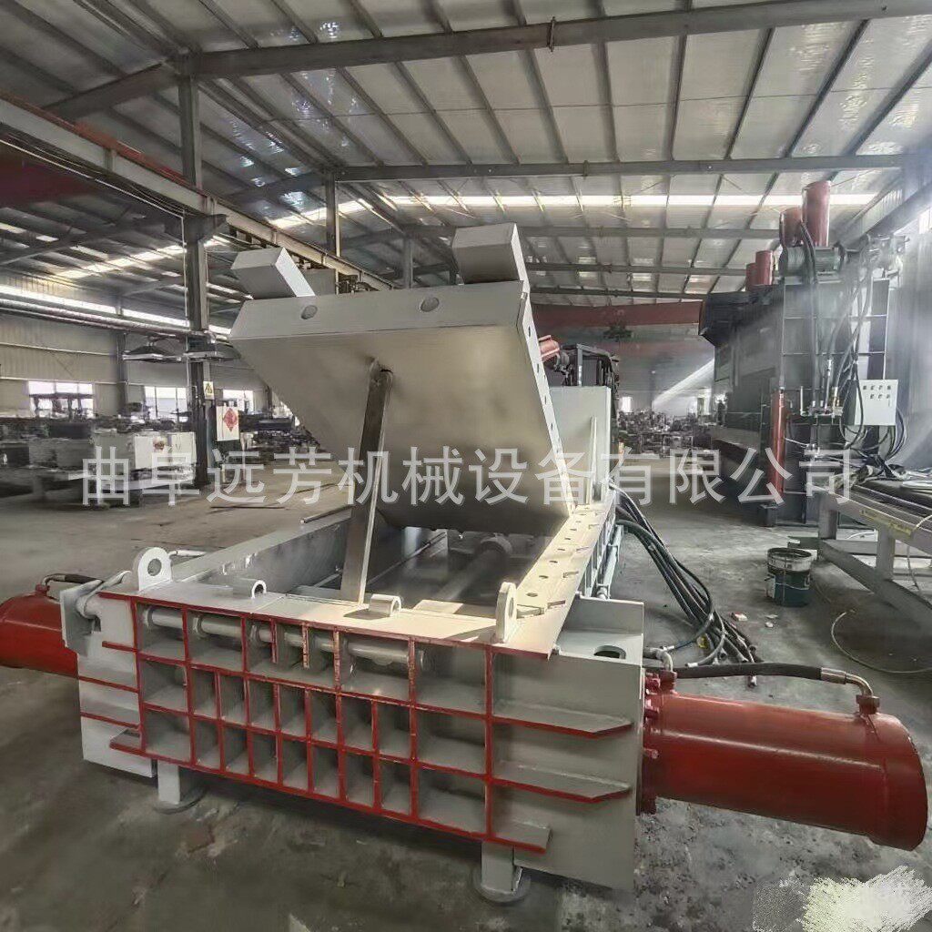 金属边角料压块机废铝废铁皮钢丝压包机易拉罐油漆桶压块机