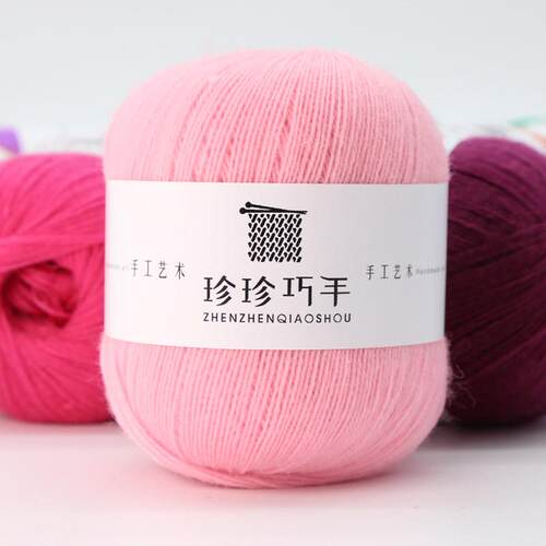 新款直销手编针织帽子围巾线羊毛伴侣毛线柔软舒适细毛线