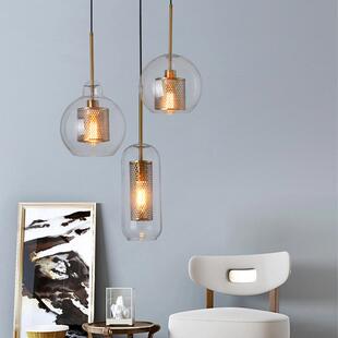 玻璃吊灯创意客厅卧室788lot餐厅吊灯工业风轻奢吧台酒店床头吊f