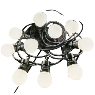 户外防水g50灯泡灯串灯圆球彩灯庭院花园露台装 饰灯景观夜灯挂灯