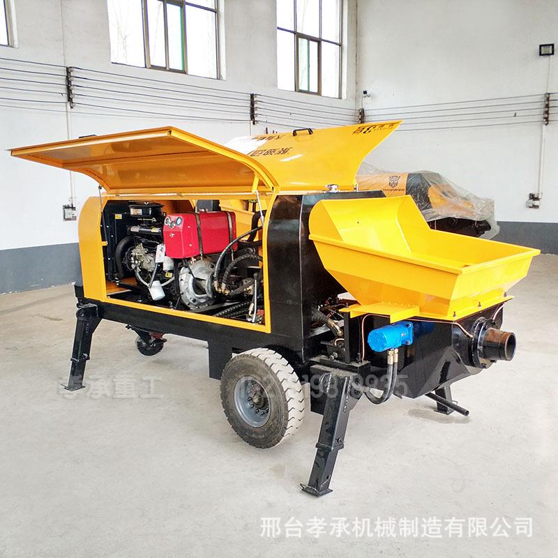 地泵混凝土输送泵大型二次构造柱泵大细石砂浆浇筑混凝土地泵