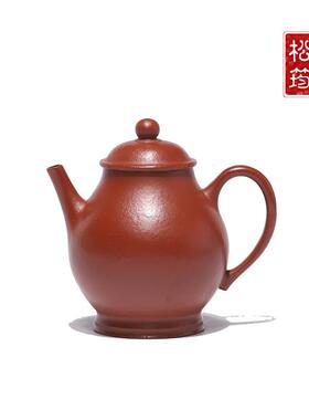 宜兴紫砂壶纯全手工正宗原矿朱泥宫灯茶壶茶具150cc国潮风