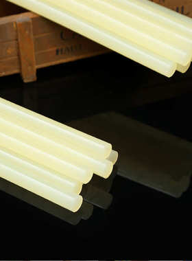 黄色高温热熔胶棒汽车内饰不拉丝高温胶棒超粘特粘电缆胶热熔胶