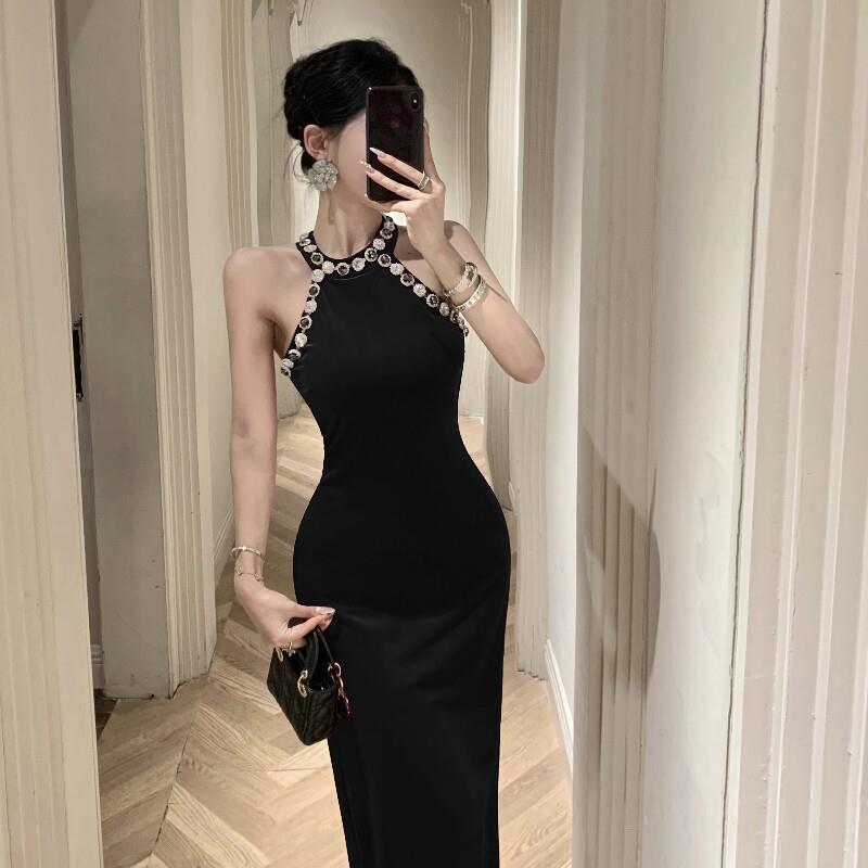 订婚晚礼服女2025新款轻奢小众高端鱼尾显瘦主持裙高级感宴会气质