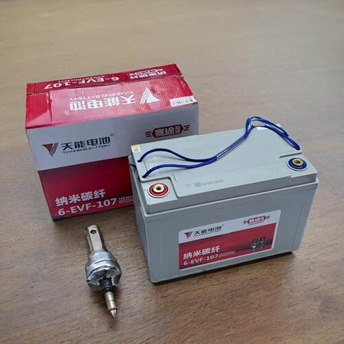 天能12V107AH 洗地机 比德文 御捷电动汽车电池6-EVF-100-103-107