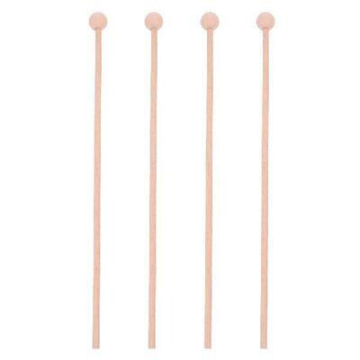 4 Pcs Wooden Fish Knocking Stick Drummer Accessories Picks