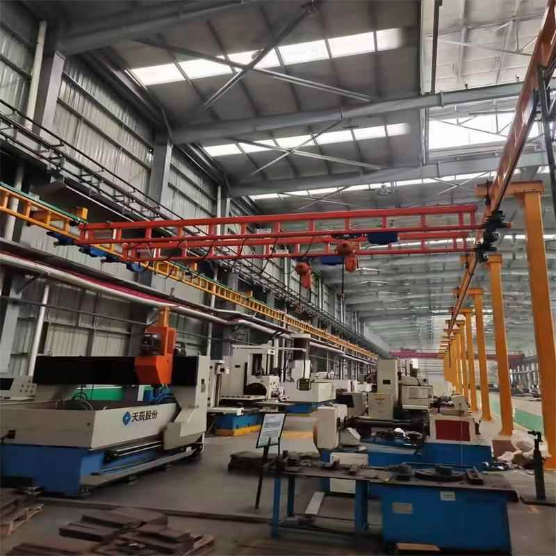 电动KBK轨道柔性钢性轻型轨悬挂起重机组合车间铝合金框架式
