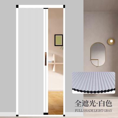 免打孔蜂巢帘隔断移门厨房客厅卧室阳台铝合金折叠推拉式隐形移门