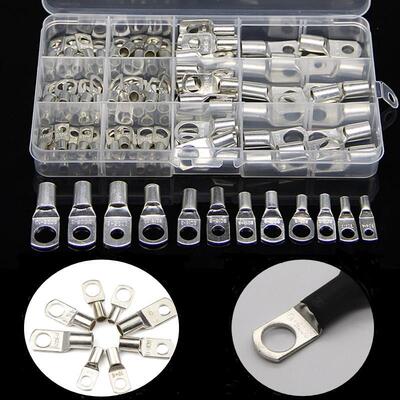 ebayb爆款100pcs铜鼻子sc窥口铜接线端子SC4-25盒装