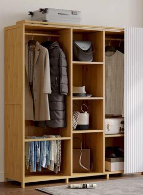 厚VCP衣柜子简易家衣柜卧室用简加易组装房出租用结实耐用柜子布