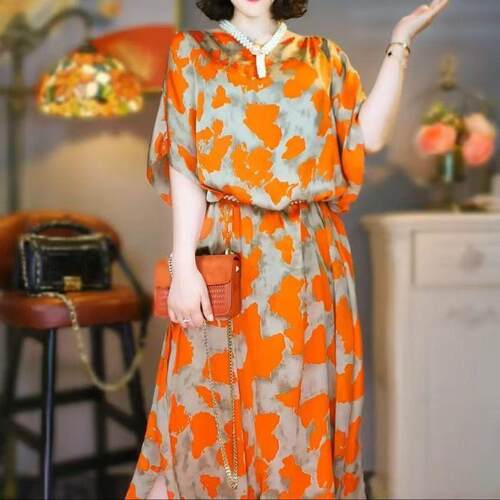 Women'S Floral Print Long Scarf, Fashionable Soft, Fashion