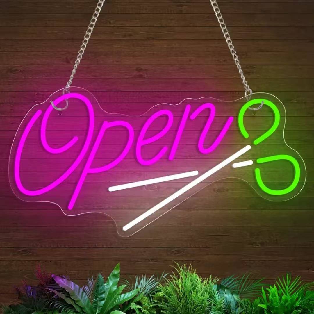 理发店led霓虹灯剪刀梳子发廊广告牌发光字美发店招牌可调光