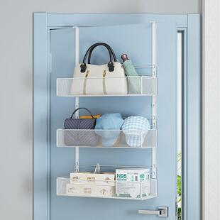 门后超薄置物架挂钩挂架挂衣架包包卧室空间利用夹缝改造挂篮