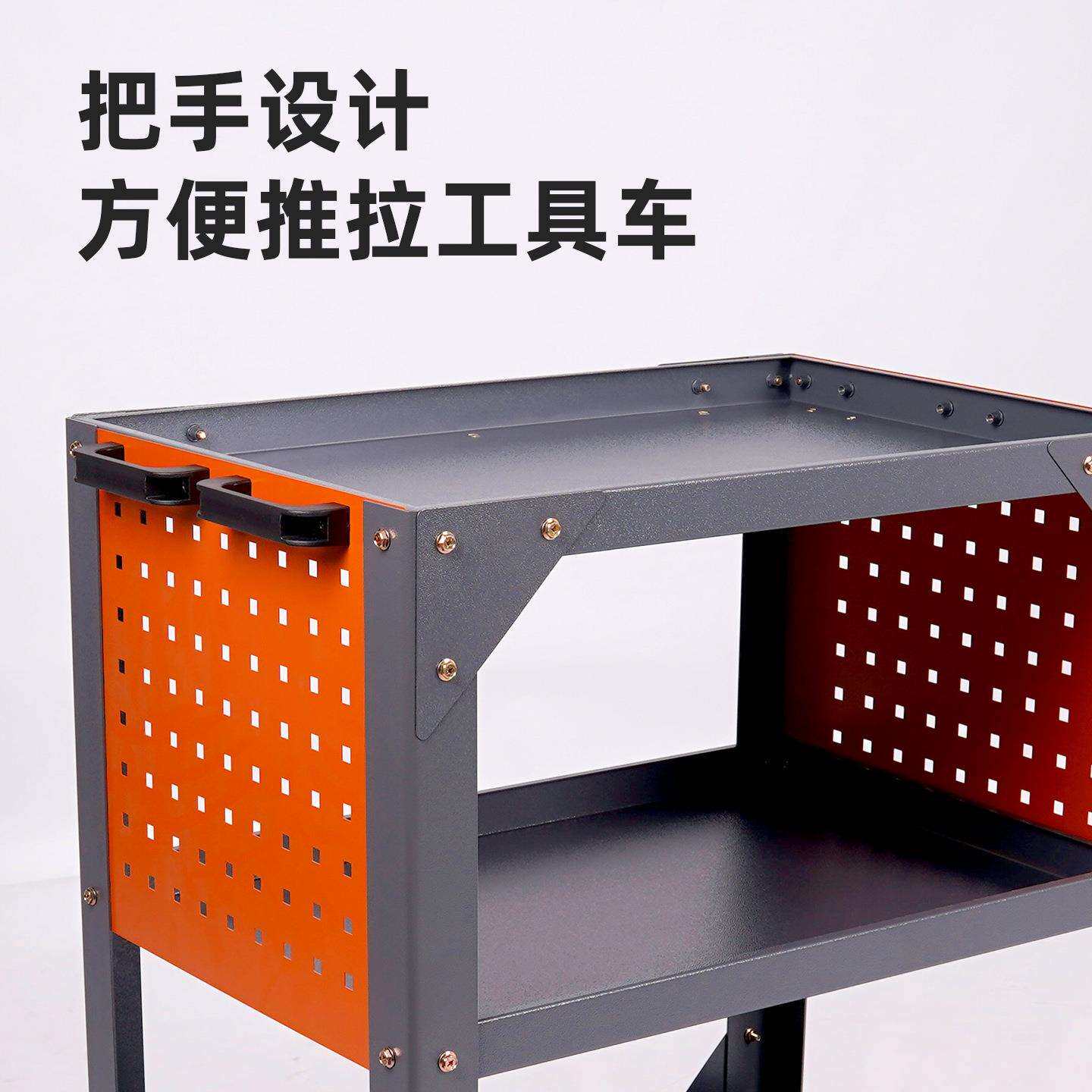 汽修五金工作台加工工作台数控机床工具桌厚万向轮工作台