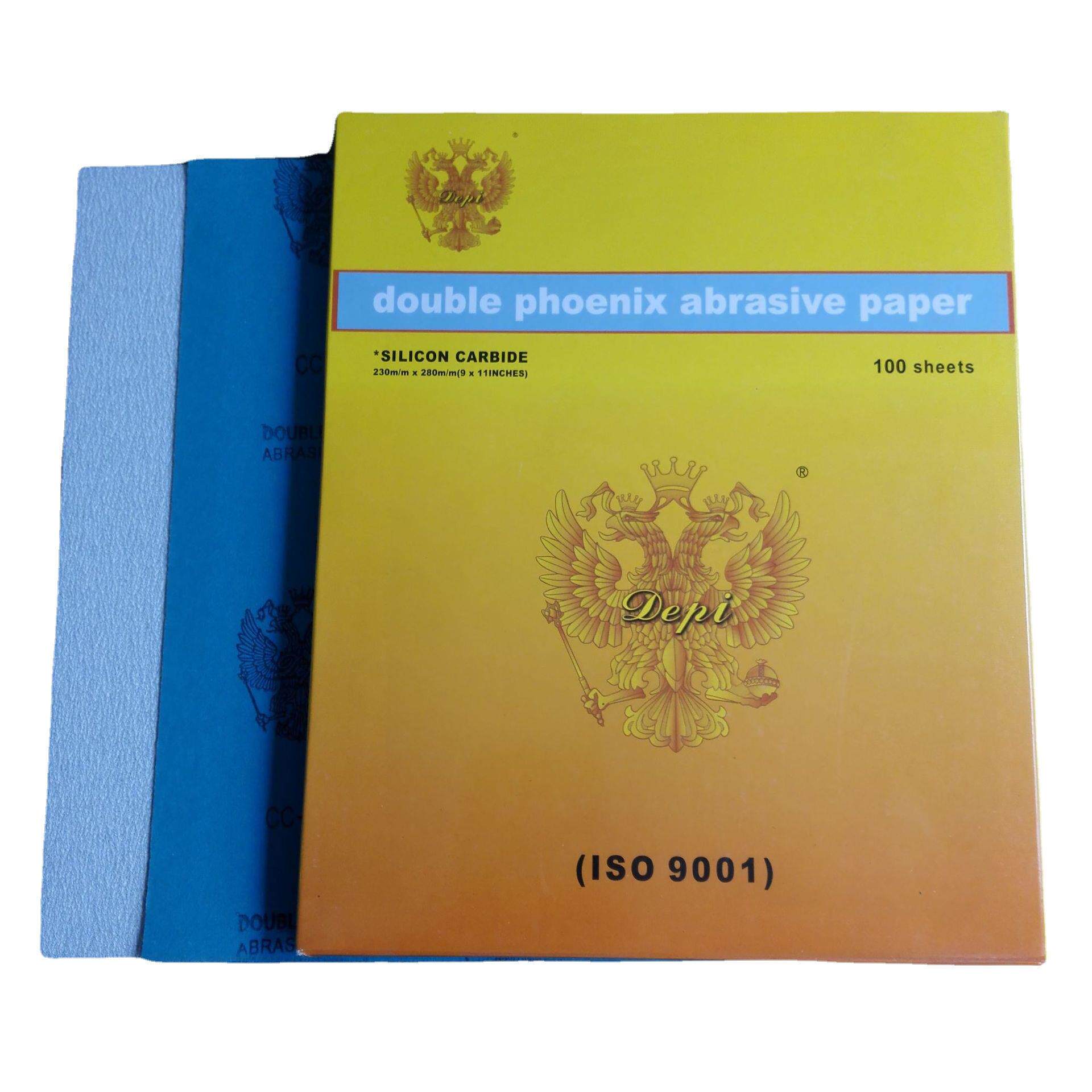 双凤塞牌干干磨砂纸金阳雙鳯砂纸防XYQ堵白色太涂层木工P120-800