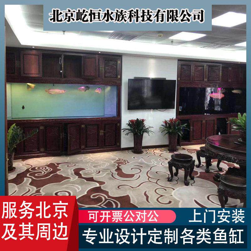 北京上门定做鱼缸定制嵌入式鱼缸海水缸雨林缸超白玻璃定做鱼缸