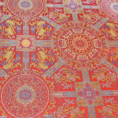 新中式女装面料 仿宋锦 新品 八达晕 织锦缎面料爆款