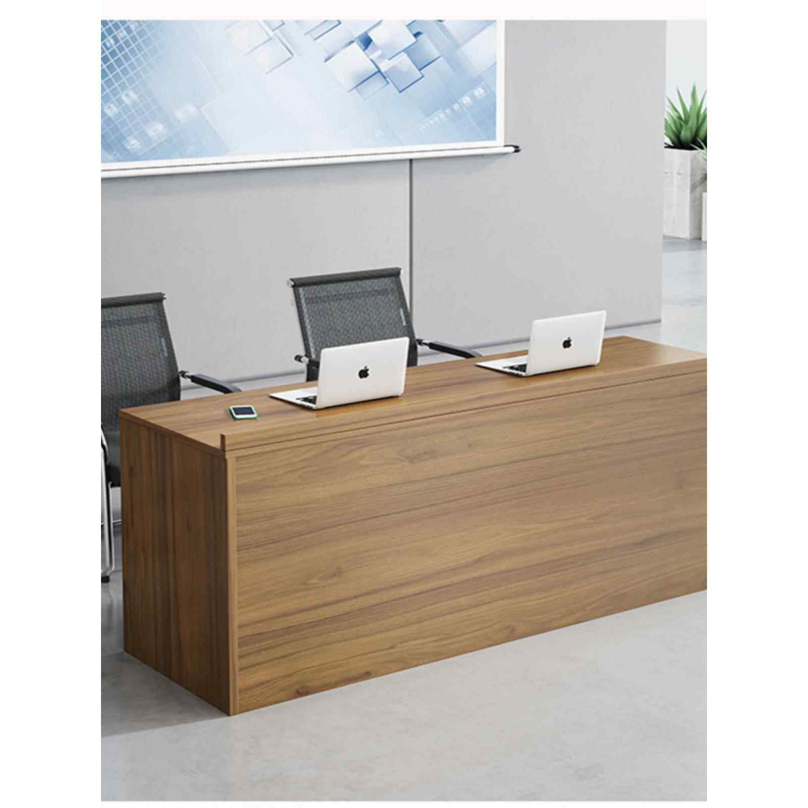 培训桌椅组合会议桌长条辅导班会场主席台领导发言台接待条形桌子