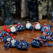 可香囊批发 印花布乌镇驱蚊蓝香包十二生肖pk7j纪念品艾草端午节