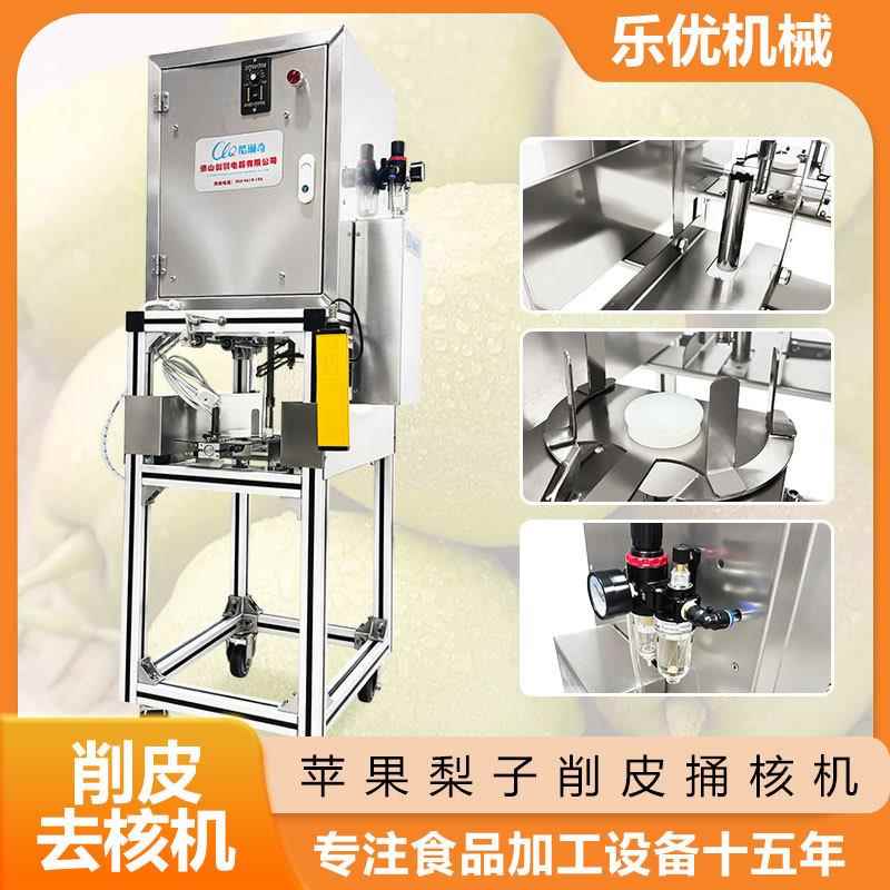 罐头商用瓜果削皮机全自动不锈钢削皮机红青苹果去皮捅核分块机