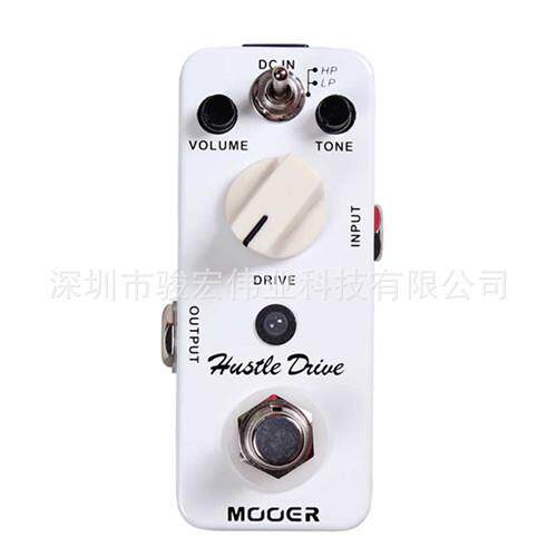 MOOER魔耳效果器HustleDrive失真单块电子管失真音色