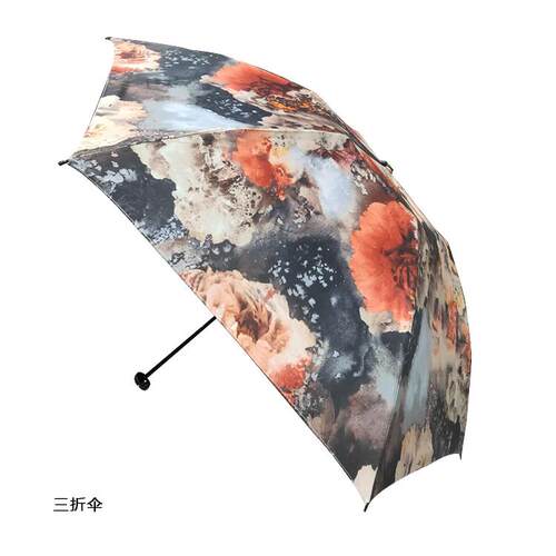 正品超轻二女两铝合金洋玻纤骨遮阳伞抗伞UV晴雨伞小巧日可携式伞