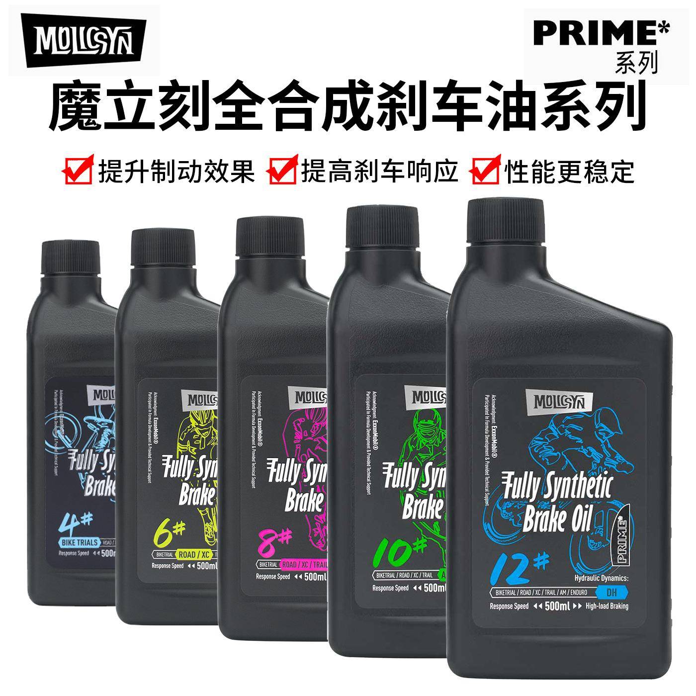 MolicSYN 魔立刻 自行车用全合成刹车油公路山地车油刹矿物油系统