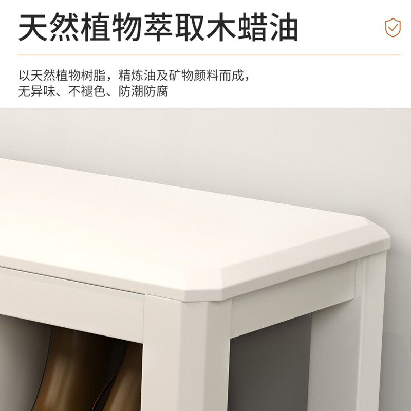 鞋柜家用门口实木整装收纳一体入户换鞋凳多层可坐式楼道室内鞋架