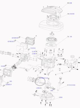 1P65海道专用发动机配件总成火花塞缸垫缸体空滤