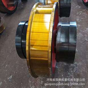 铸钢锻钢250*90mm单边行车轮龙门吊轨道轮双梁起重机天车行走轮