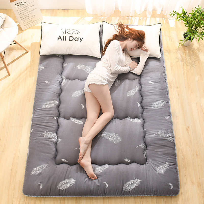 家用卧室加厚睡榻榻米懒人打地铺垫可折叠床垫