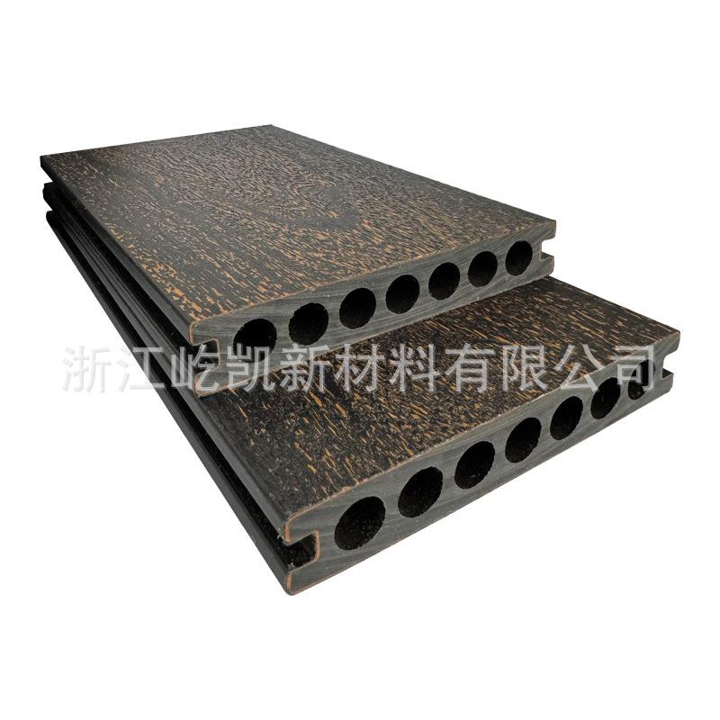 二代共挤塑木地板户外露台花园阳台防腐木围栏庭院室外木塑板