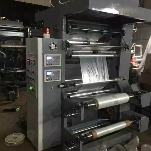 厂家供应塑料袋子600mm柔版印刷机纸张印刷机两色凸版印刷机