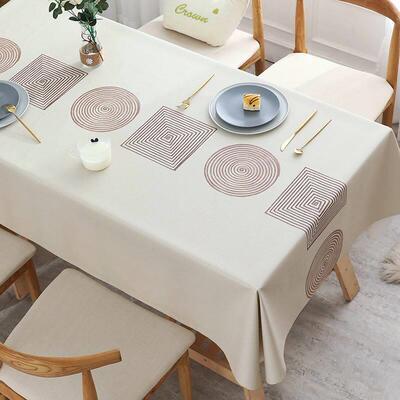 Table Cover Thick Waterproof Tablecloths Dining Home Decor