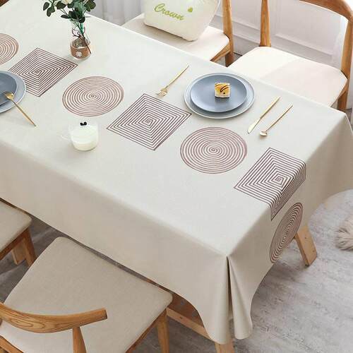 Table Cover Thick Waterproof Tablecloths Dining Home Decor