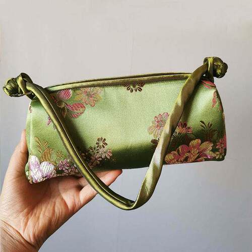 Fashion Luxury Chinese Style Silk Bag Women Handbag Japanes