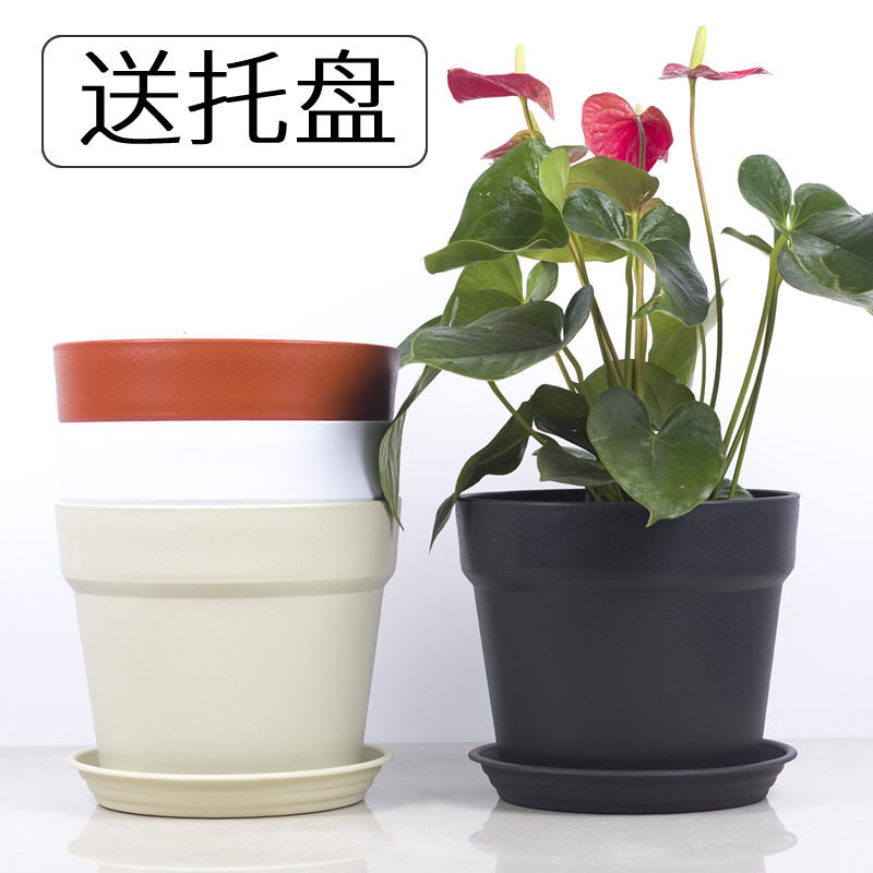 塑料花盆花盆加厚桌面盆栽花瓶